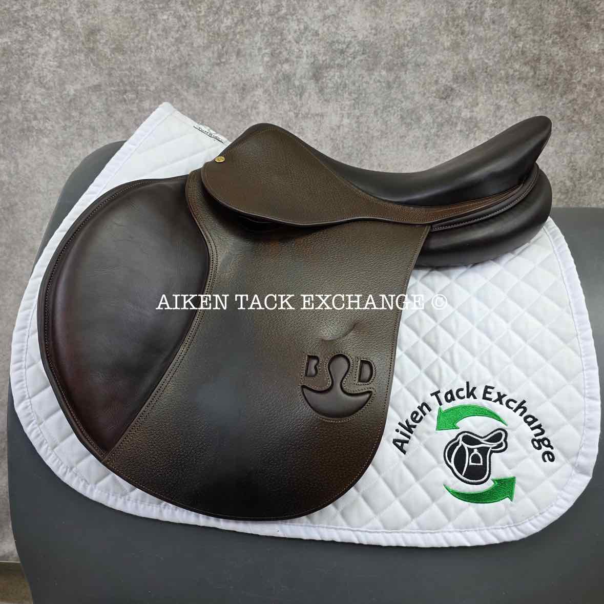 **SOLD** 2014 Bruno Delgrange Virtuose Jump Saddle, 17.5" Seat, 5X Flap, Medium Tree, Foam Panels