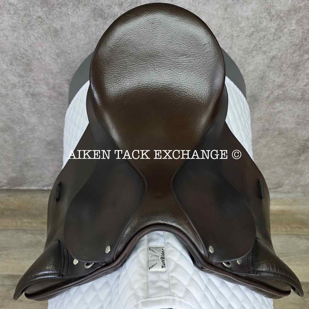 **SOLD** Centaur by Michael Stokes Dressage Saddle, 17.5" Seat, M/MW Tree, Wool Flocked Panels