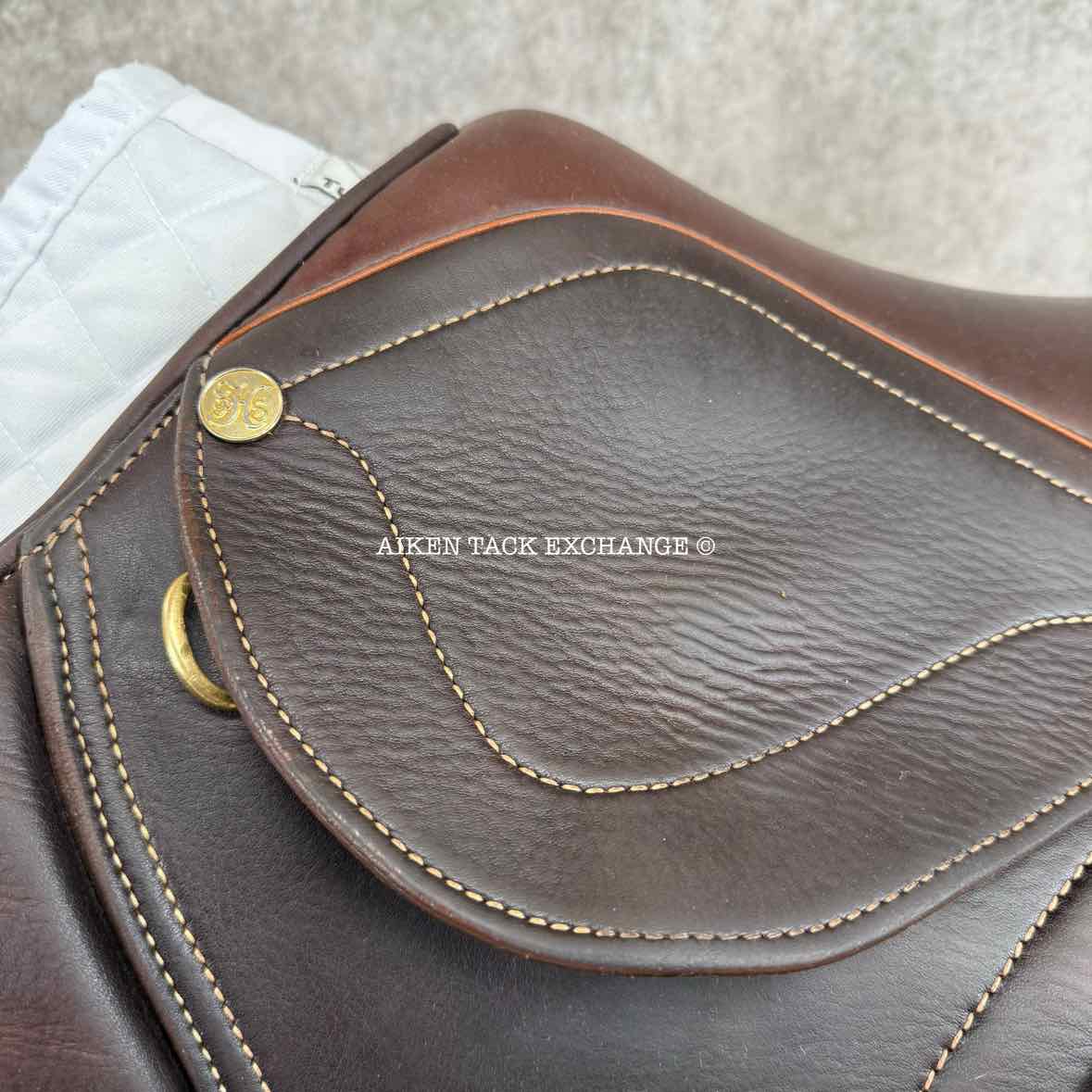 2017 Peter Horobin Stride Free Munich Jump Saddle, 17.5" Seat, Medium Wide Tree, Wool Flocked Panels