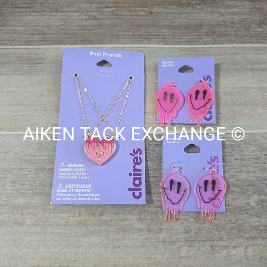 Claire's Necklace + Earring Set