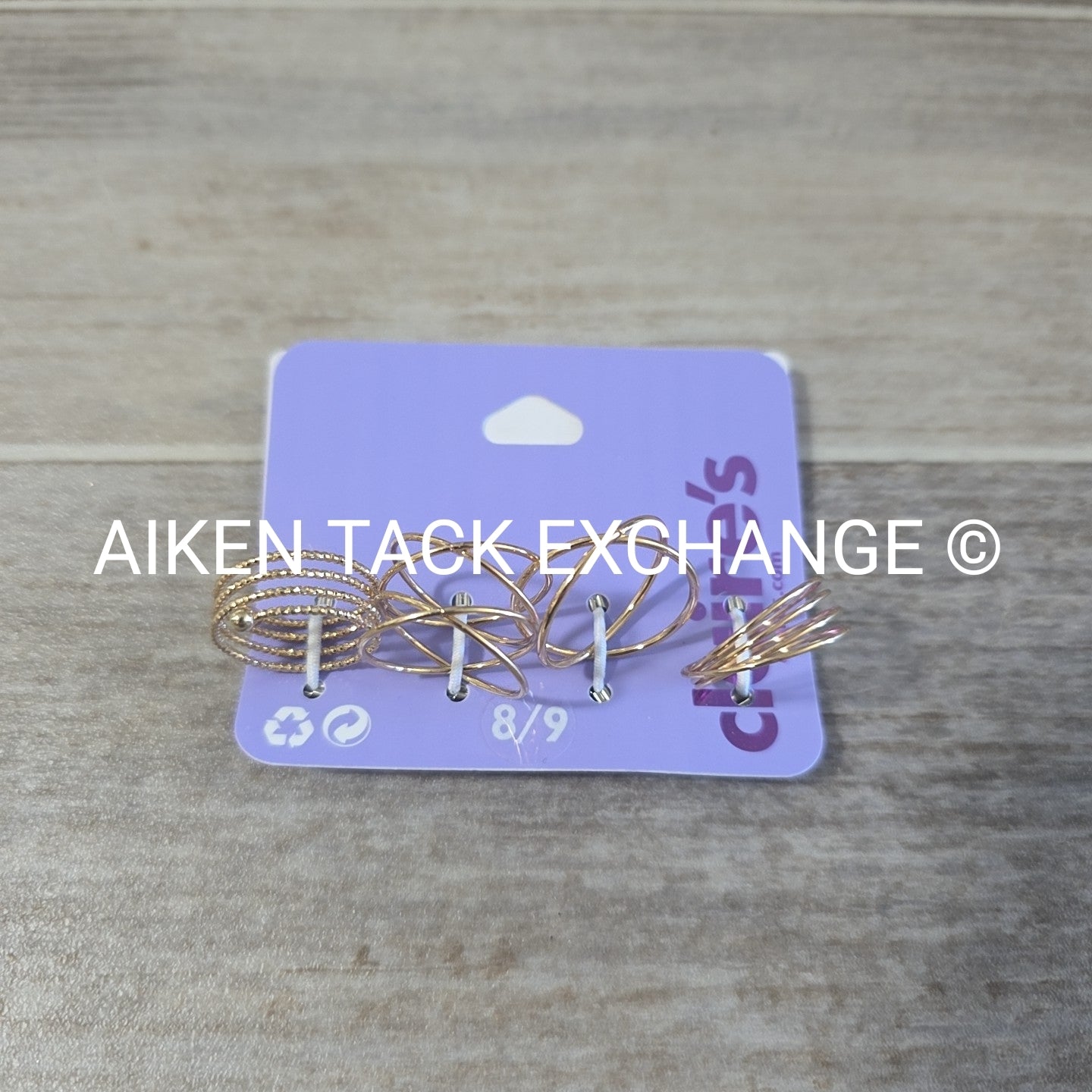 Claire's Ring Set (4) - Size 8/9