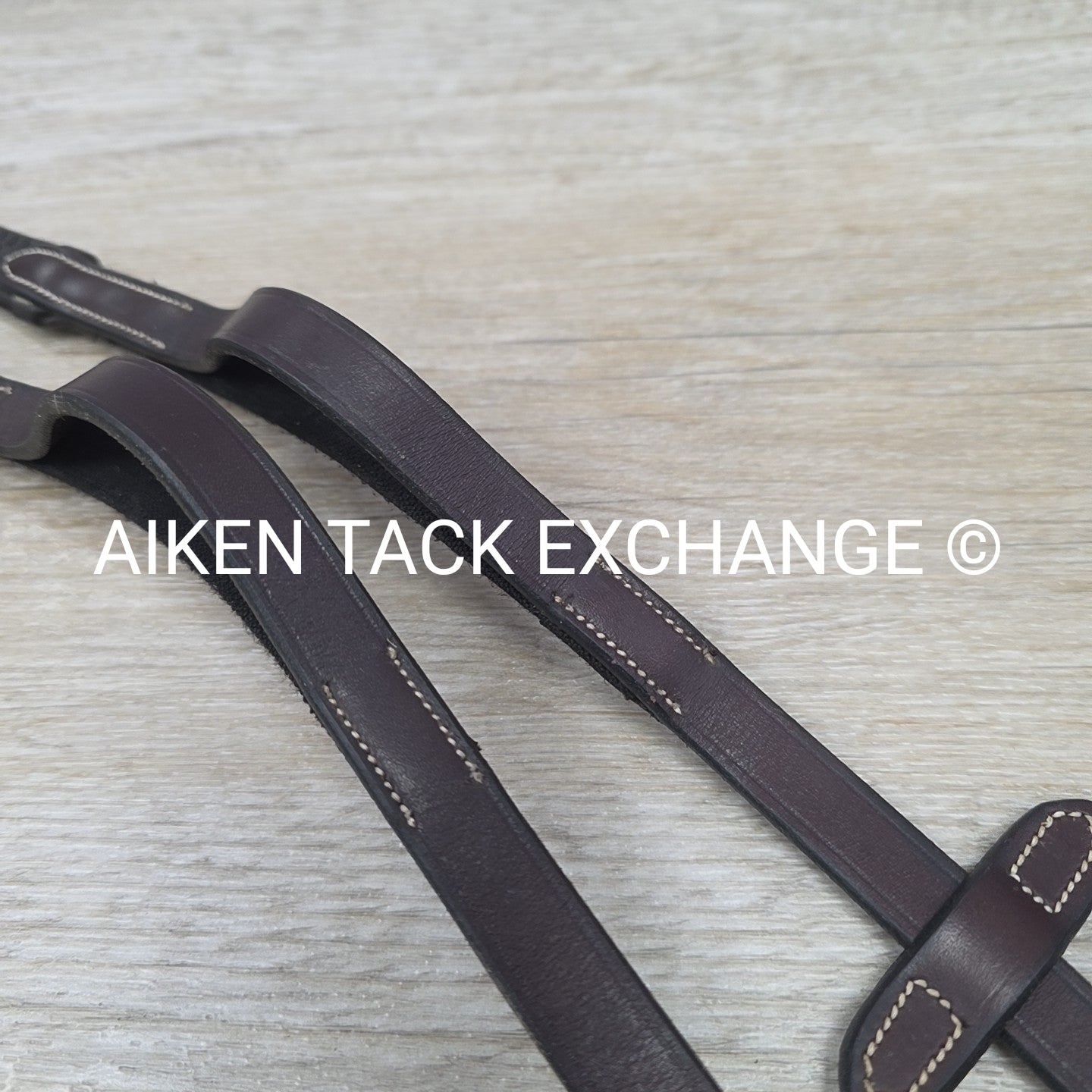 Penelope Elastic Rubber Grip Reins, Brown, 55"