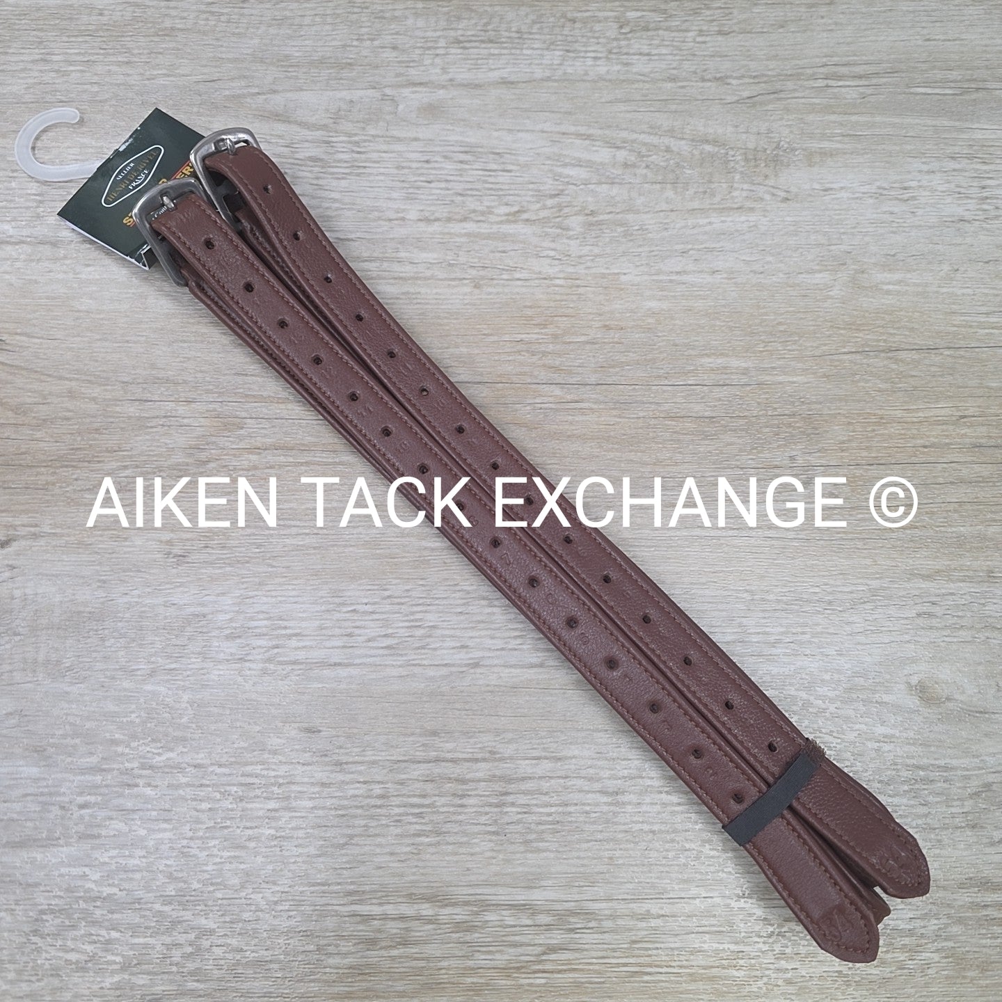 HDR Triple Covered Stirrup Leathers, Australian Nut, 54"