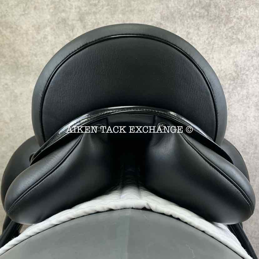 2022 JC Performance Line P2 Monoflap Dressage Saddle, 18" Seat, Wide Tree, Wool Flocked Pony Panels