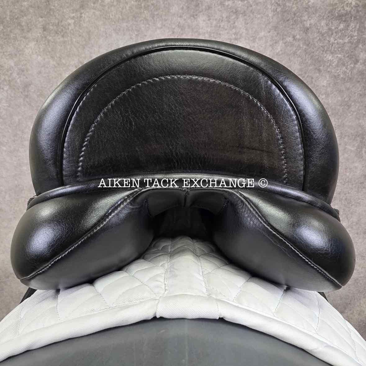 2020 Custom Saddlery Icon Flight Monoflap Dressage Saddle, 17" Seat, Adjustable Tree, Wool Flocked Panels