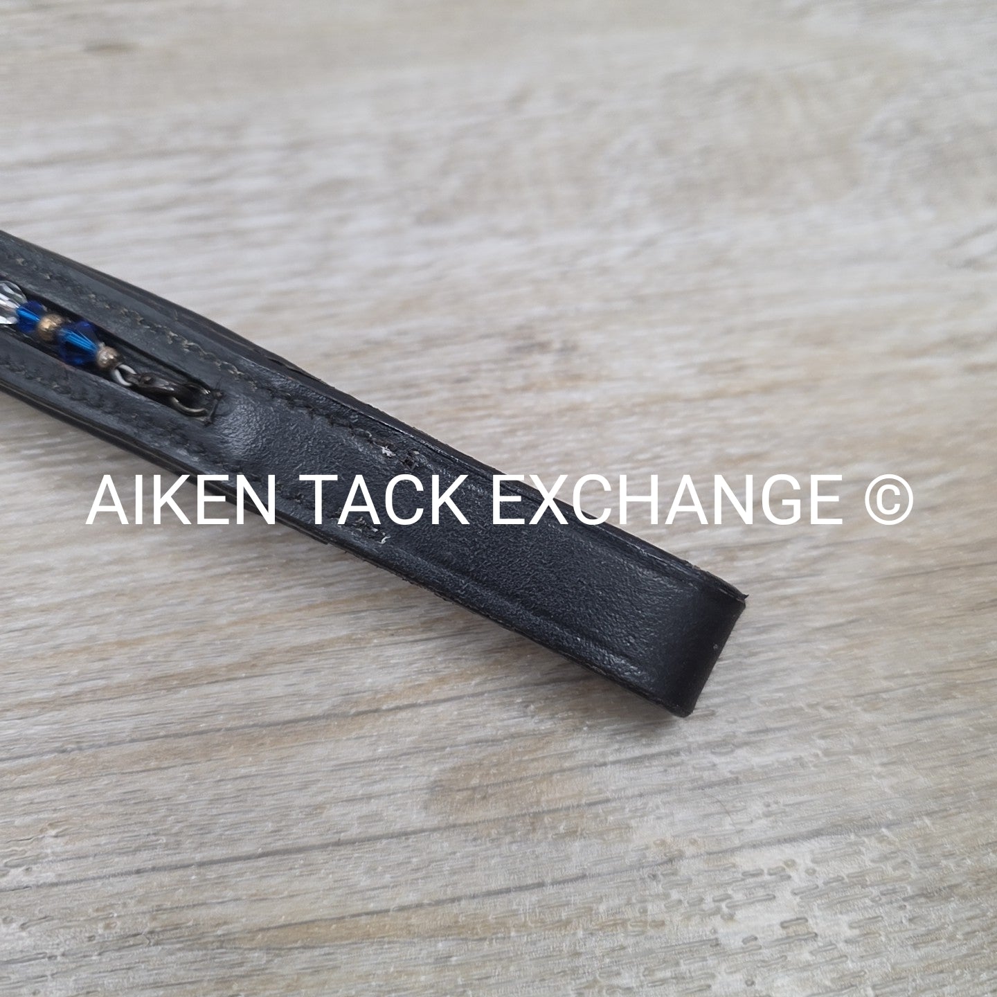 Padded Browband with Removable / Exchangable Bling, Black, 16"