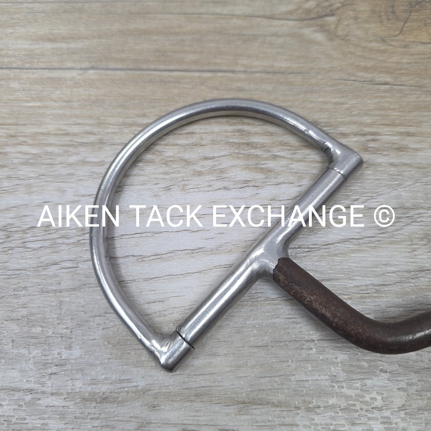 JKS Jay Shuttleworth D Ring Sweet Iron High Port Comfort Mouth Bit 5.25"