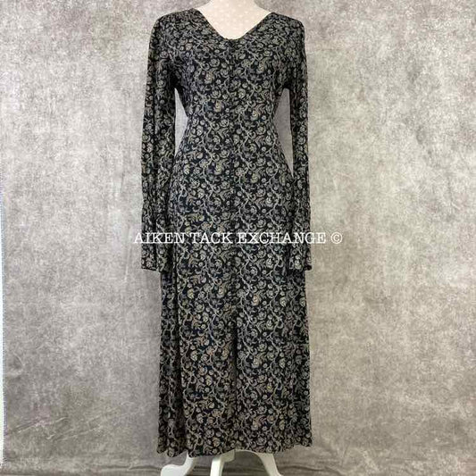 Kerrits EQL Model Button Front Dress, Black Cheval, Size Large