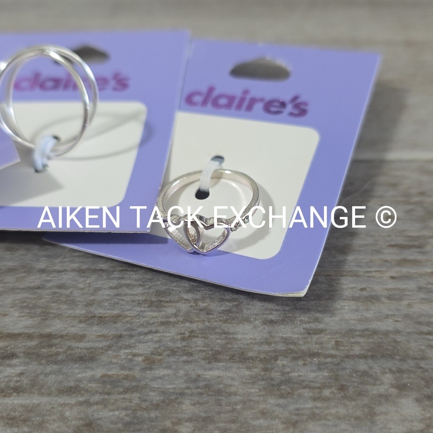 Claire's Rings (3) - Size 6