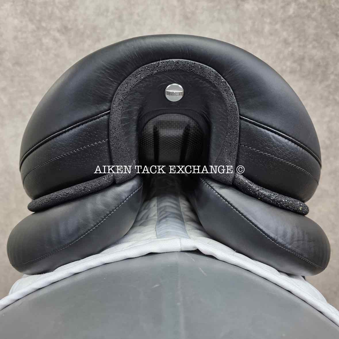 2019 Devoucoux Makila Harmonie Monoflap Dressage Saddle, 18.5" Seat - 004, 2A Flap, Dynamick Tree - Medium, D3D Panels, Full Buffalo Leather