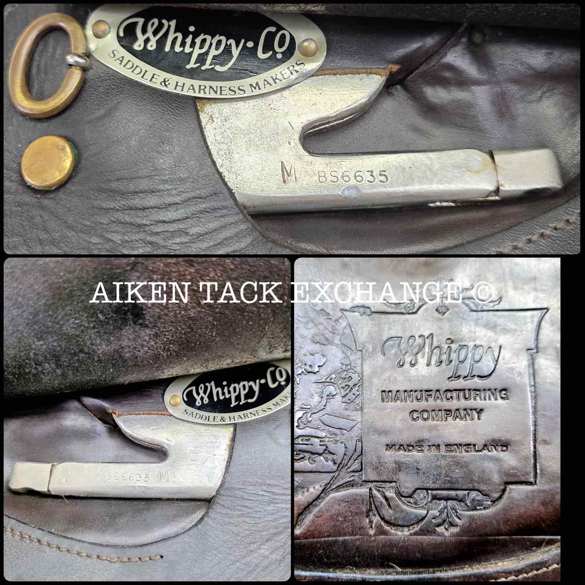Whippy English Saddle, 17" Seat, Medium Tree, Foam Panels