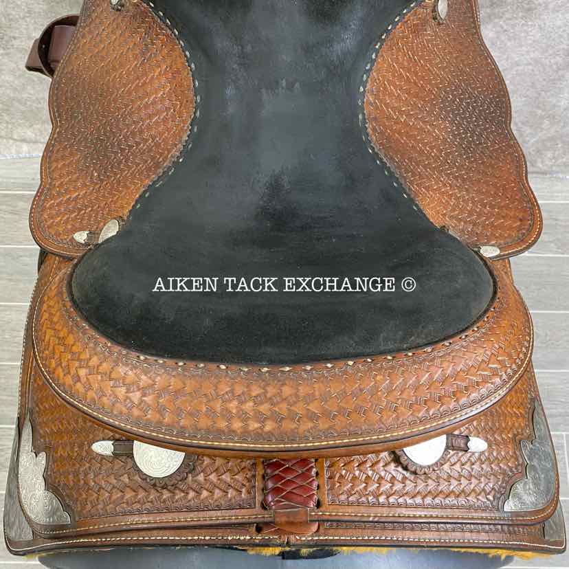 McLelland's Western Saddle, 14.5" Seat, Wide Tree - Full QH Bars