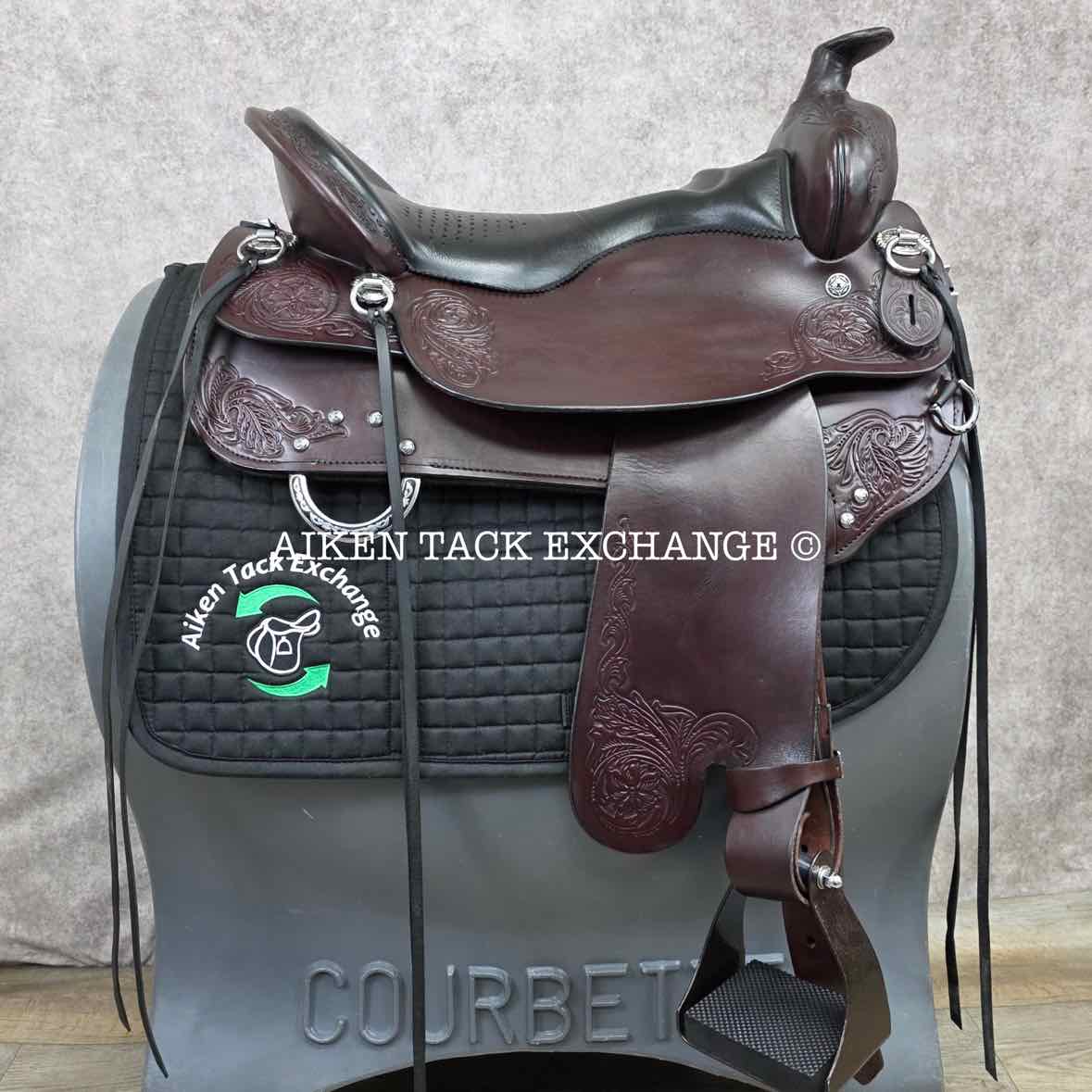 2021 Tucker 295 Horizon Wanderer Trail Western Saddle, 18.5" Seat, Extra Wide Tree