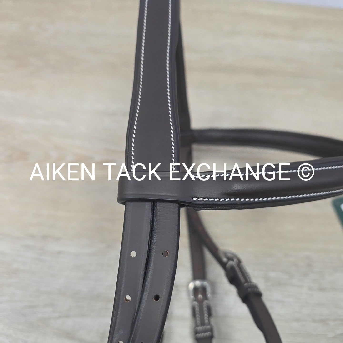 HDR Advantage Mono Crown Padded Bridle with Reins, Havana, Oversize