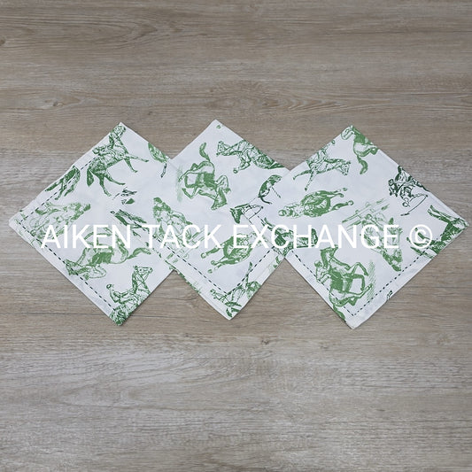 Pomegranate Linen Napkins, Set of 3