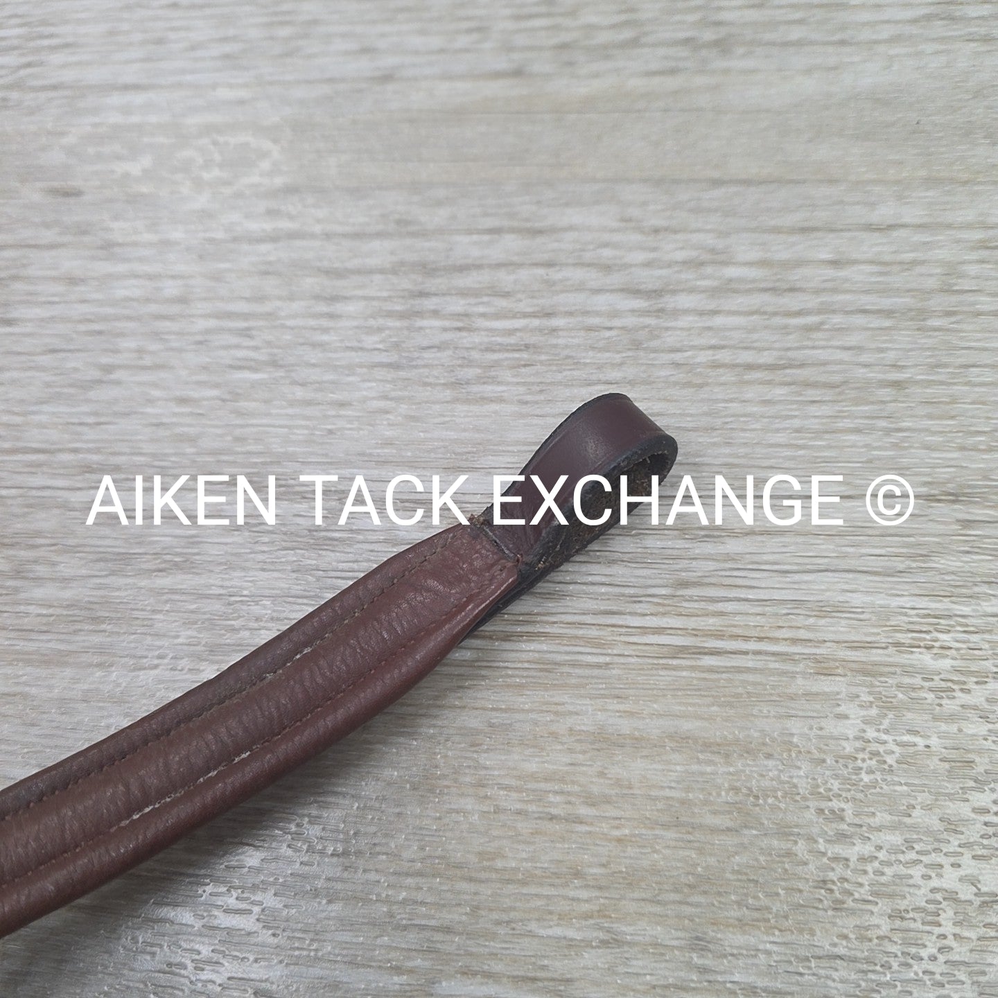 Padded Clincher Browband, Brown, 16"