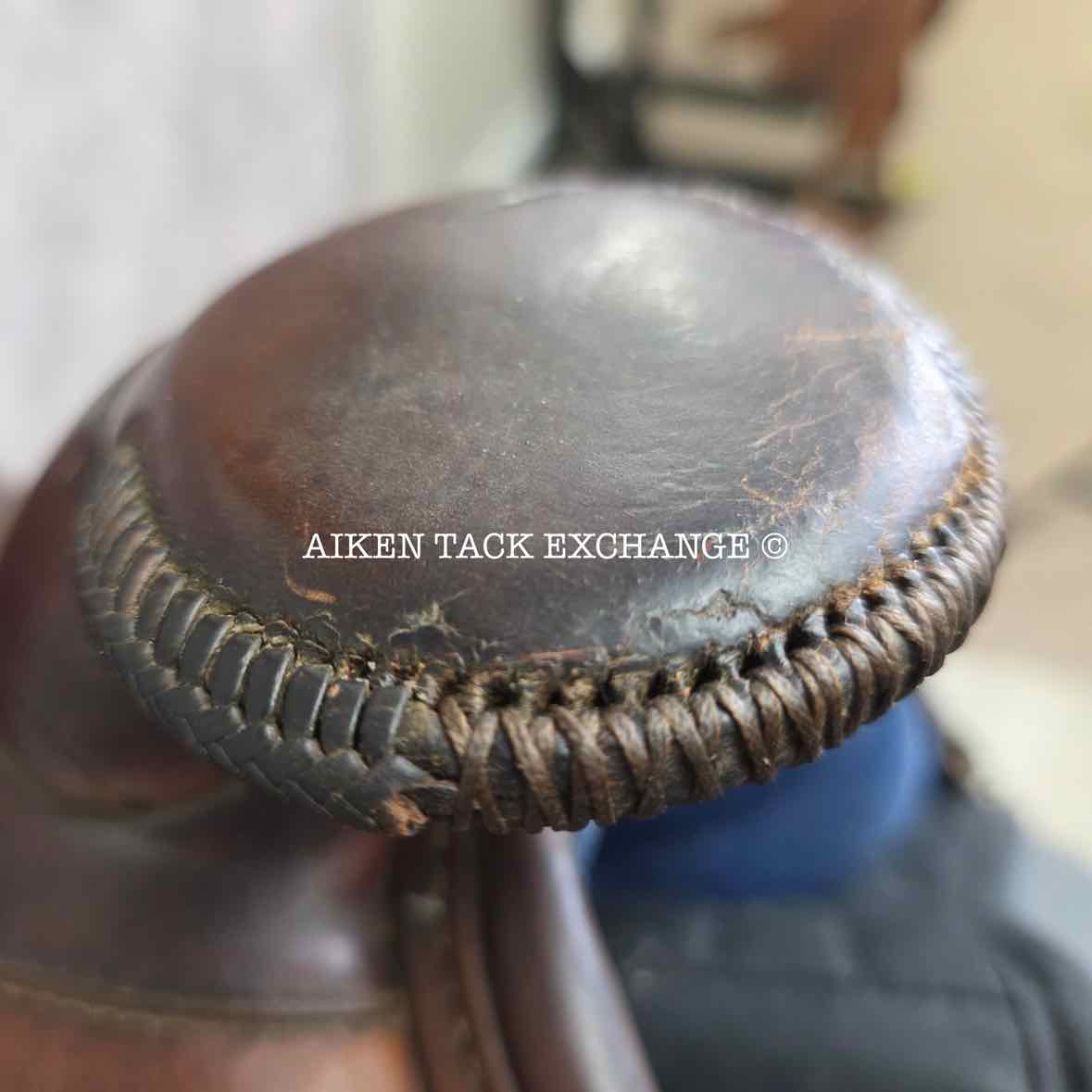 Syd Hill & Sons Australian Stock Saddle, 16" Seat (Western) - 18" Seat (English), MW/W Tree