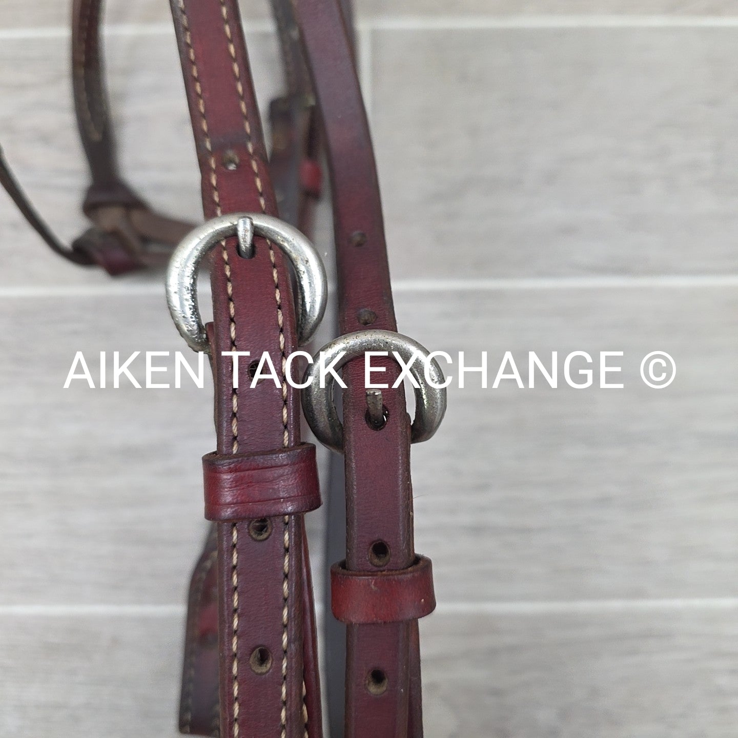 Western Browband Bridle with Split Reins, Brown, Size Full