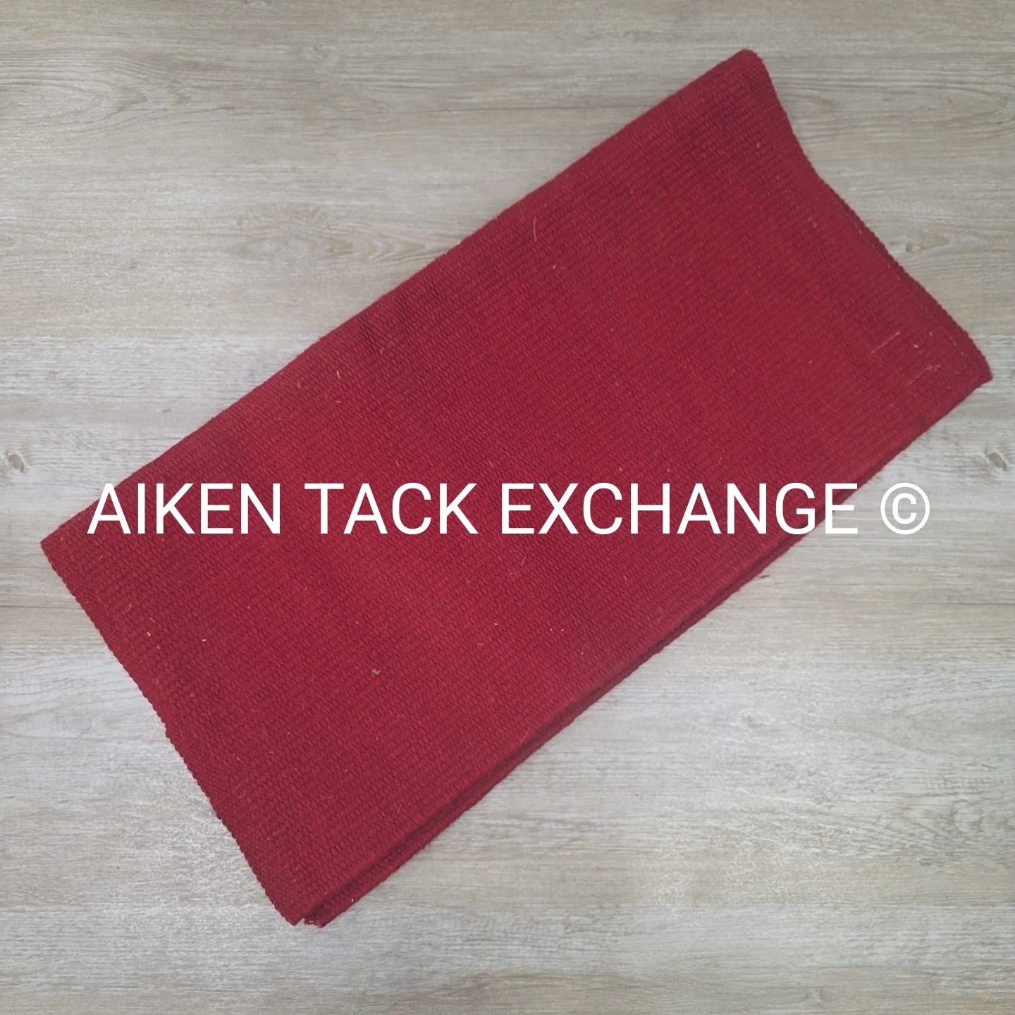 Tahoe Tack Heavy Duty Solid New Zealand Wool Saddle Blanket, 36" x 34"