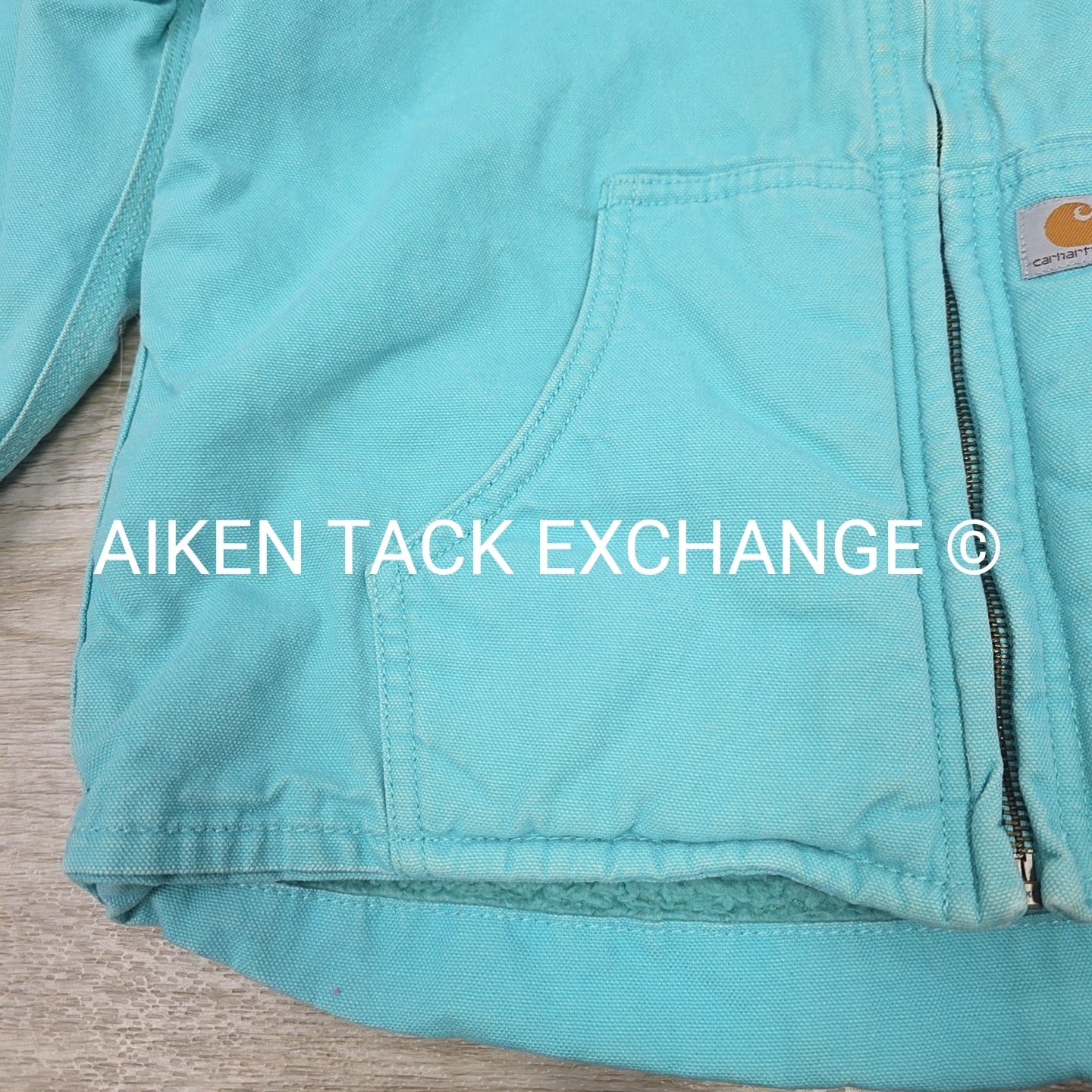 Carhartt Sherpa Lined Canvas Hooded Jacket, Size Medium