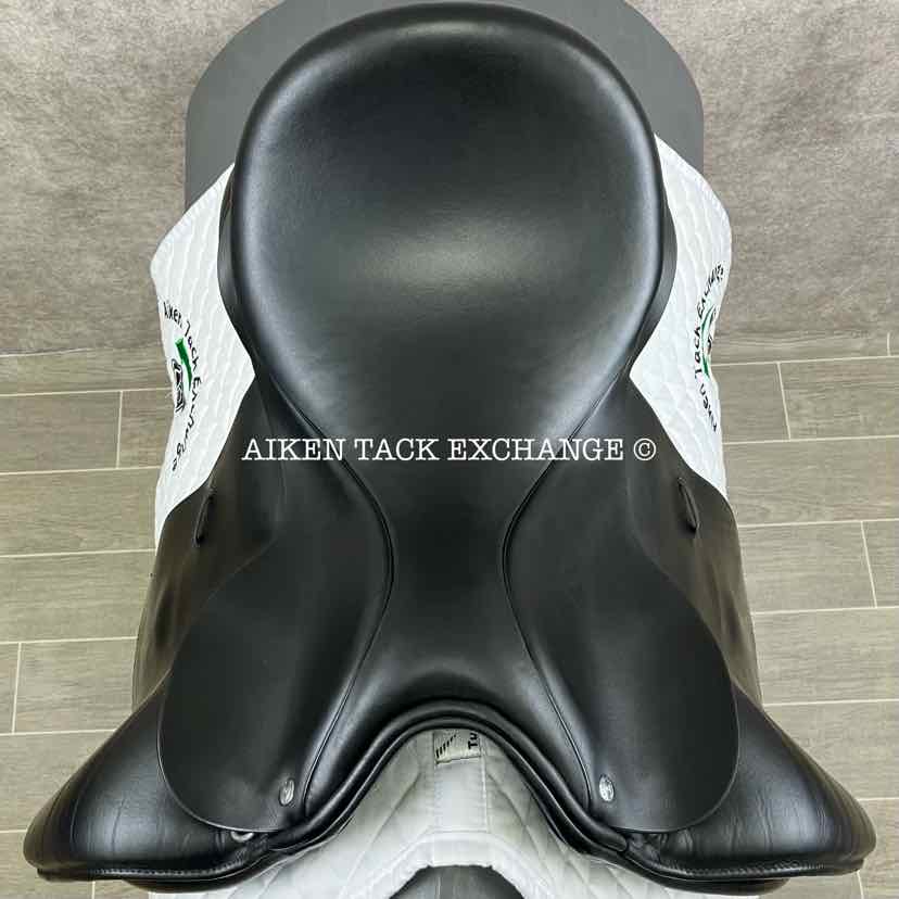 2014 Custom Saddlery Signature Steffen's Advantage Monoflap Dressage Saddle, 17.5" Seat, Adjustable Tree, Wool Flocked Panels