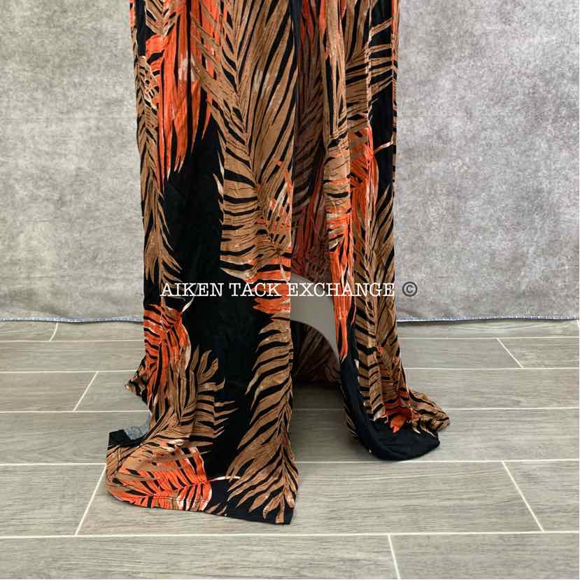 Lascana for Venus Tropical Cold Shoulder Maxi Dress, Women's Small