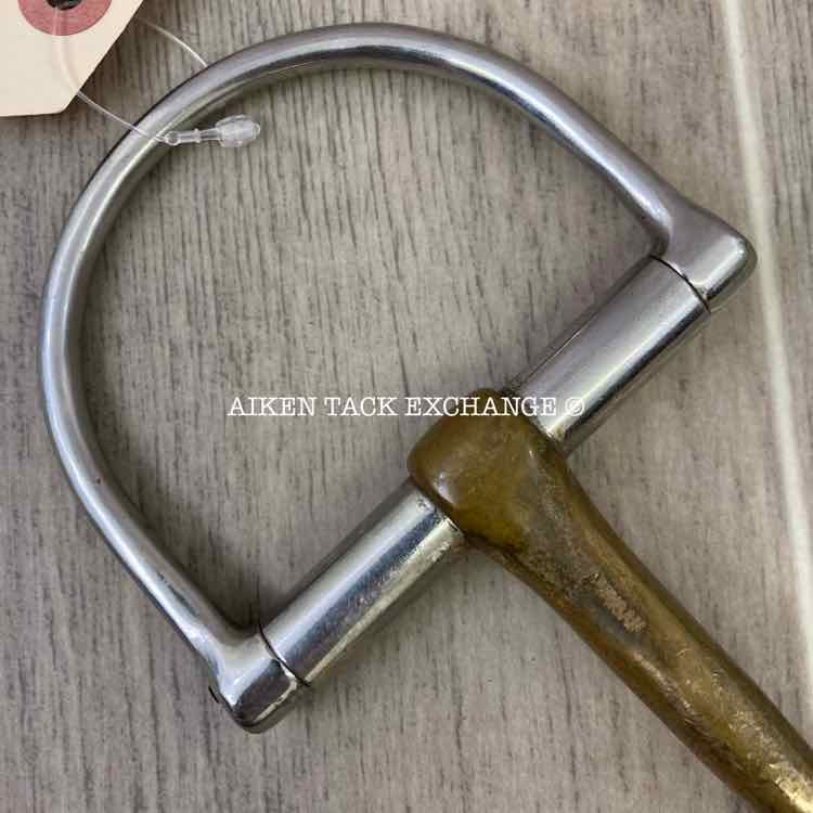 Herm Sprenger KK Shaped Aurigan Single Joint D Ring Bit 5.5"