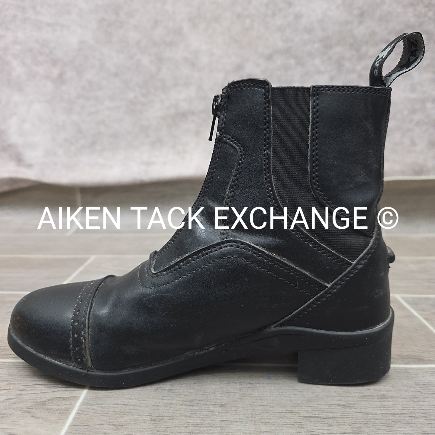 Saxon Syntovia Zip Paddock Boots, Size 5