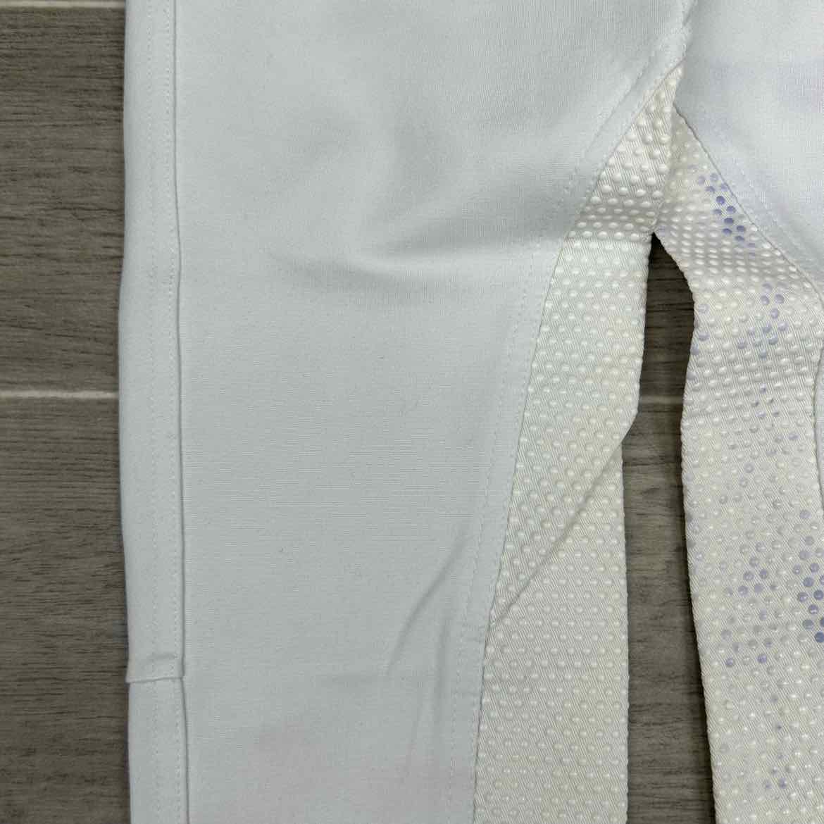 KAKI by Kathryn Hall Silicone Grip Knee Patch Breeches, Size 14