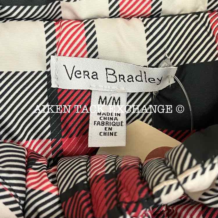Vera Bradley Quilted Puffer Vest, Size Medium