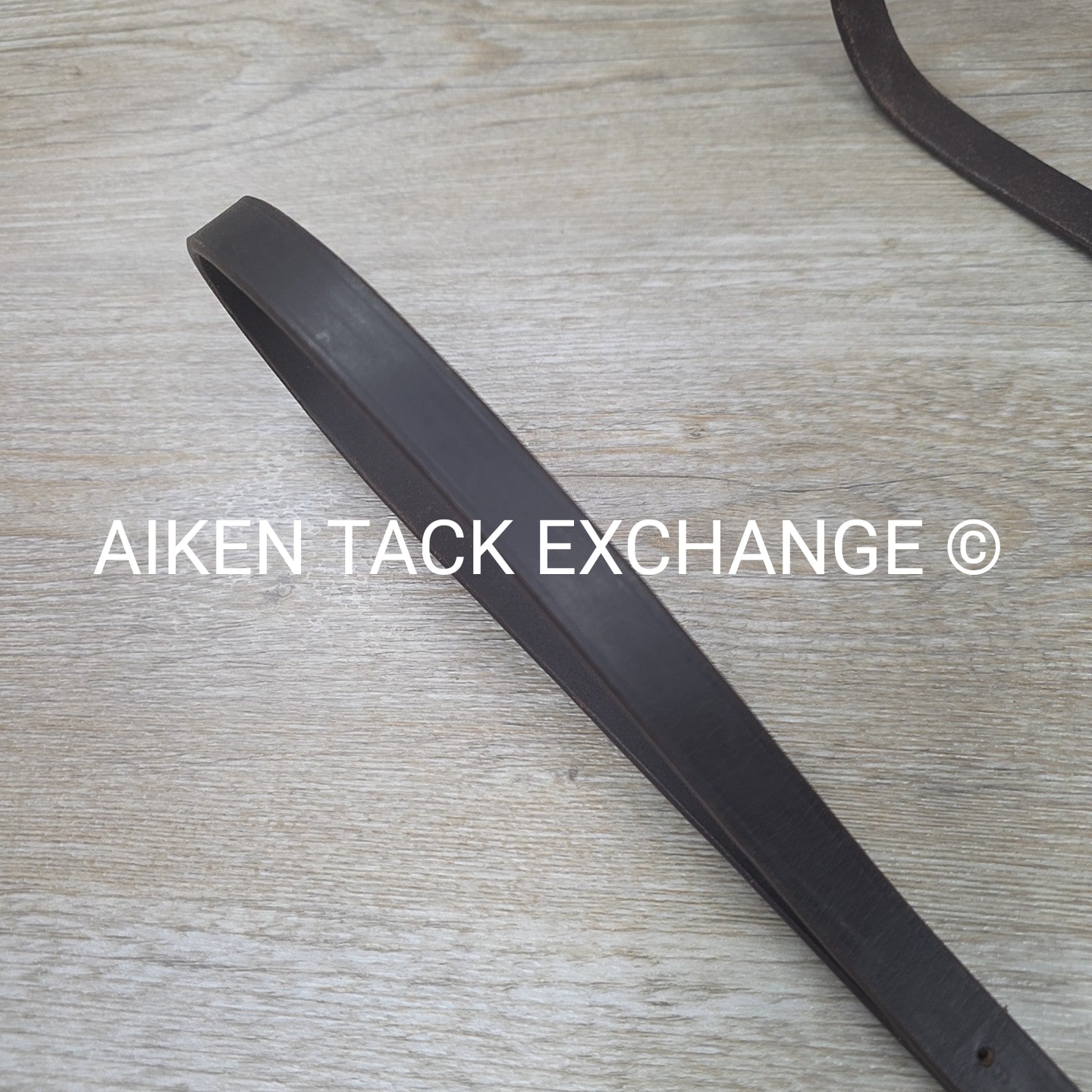 Rubber Donut Leather Side Reins, Brown