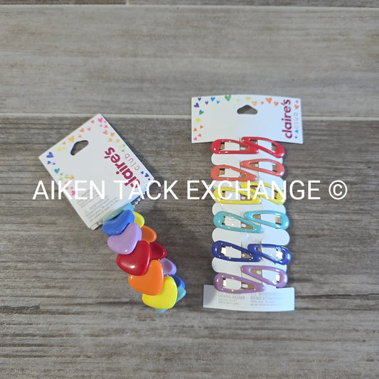 Claire's Club Bundle - 12 Hair Clips, 1 Bracelet