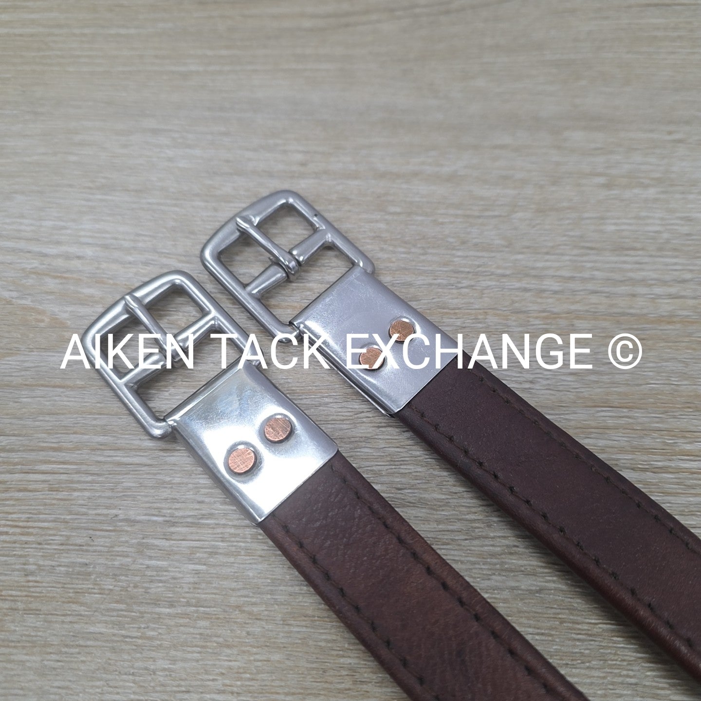 M. Toulouse Stirrup Leathers, Brown, 54"
