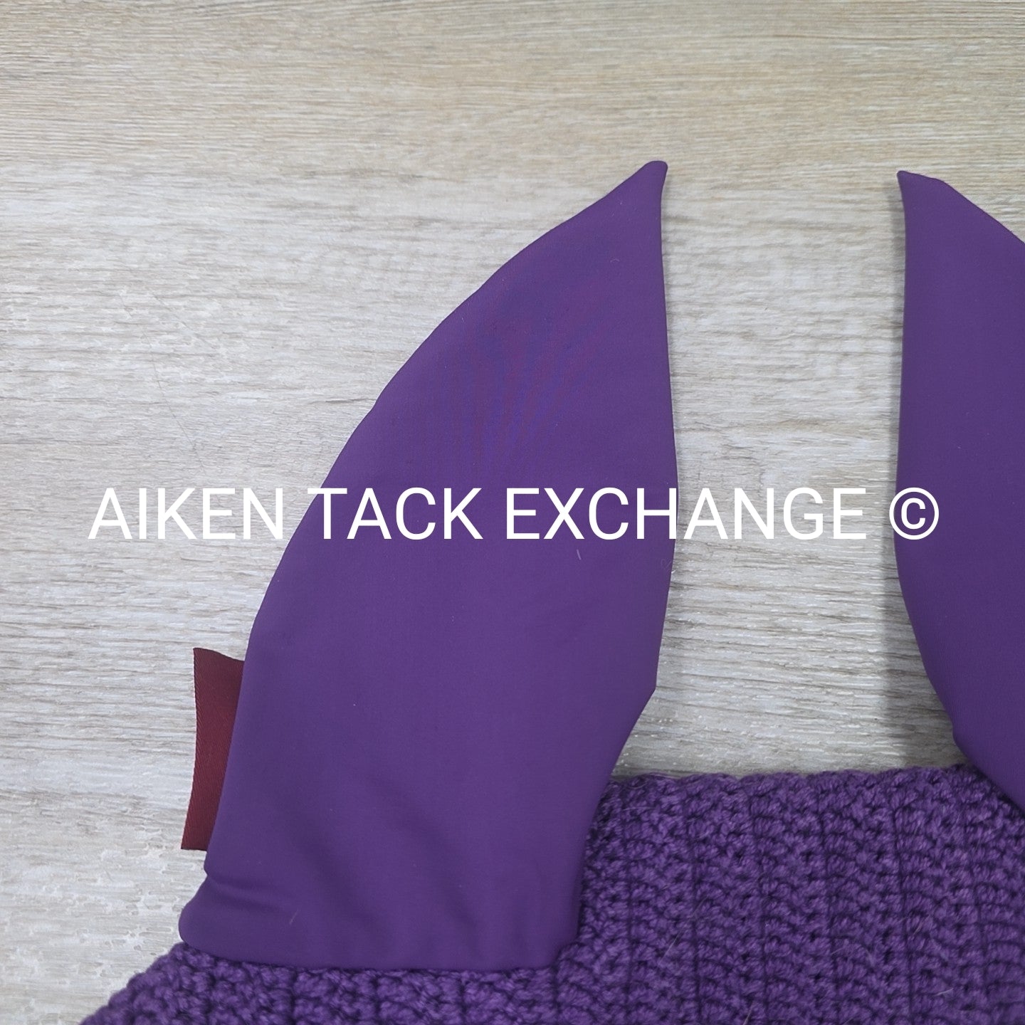 LeMieux Classic Ear Bonnet, Black Currant, Size XLarge
