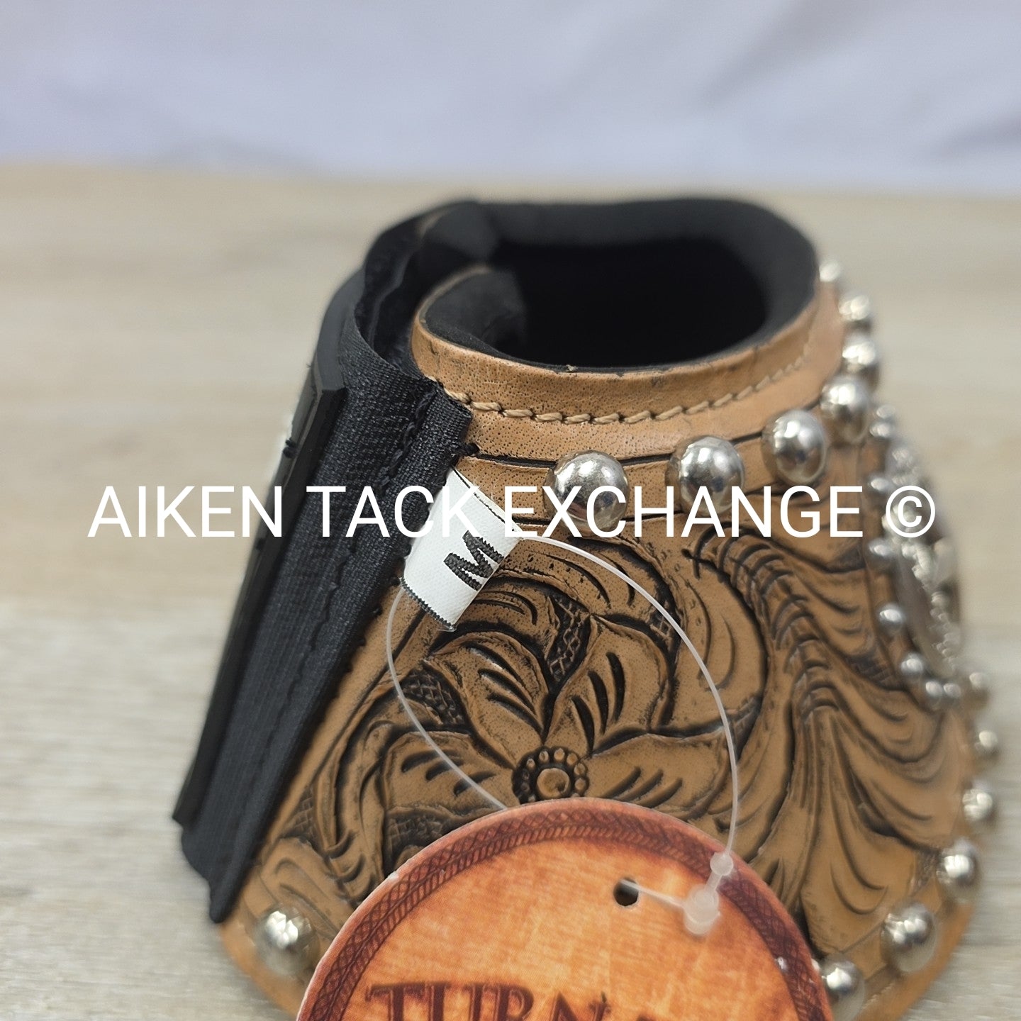 Turn-Two Equine No Turn Bell Boots, Size Medium