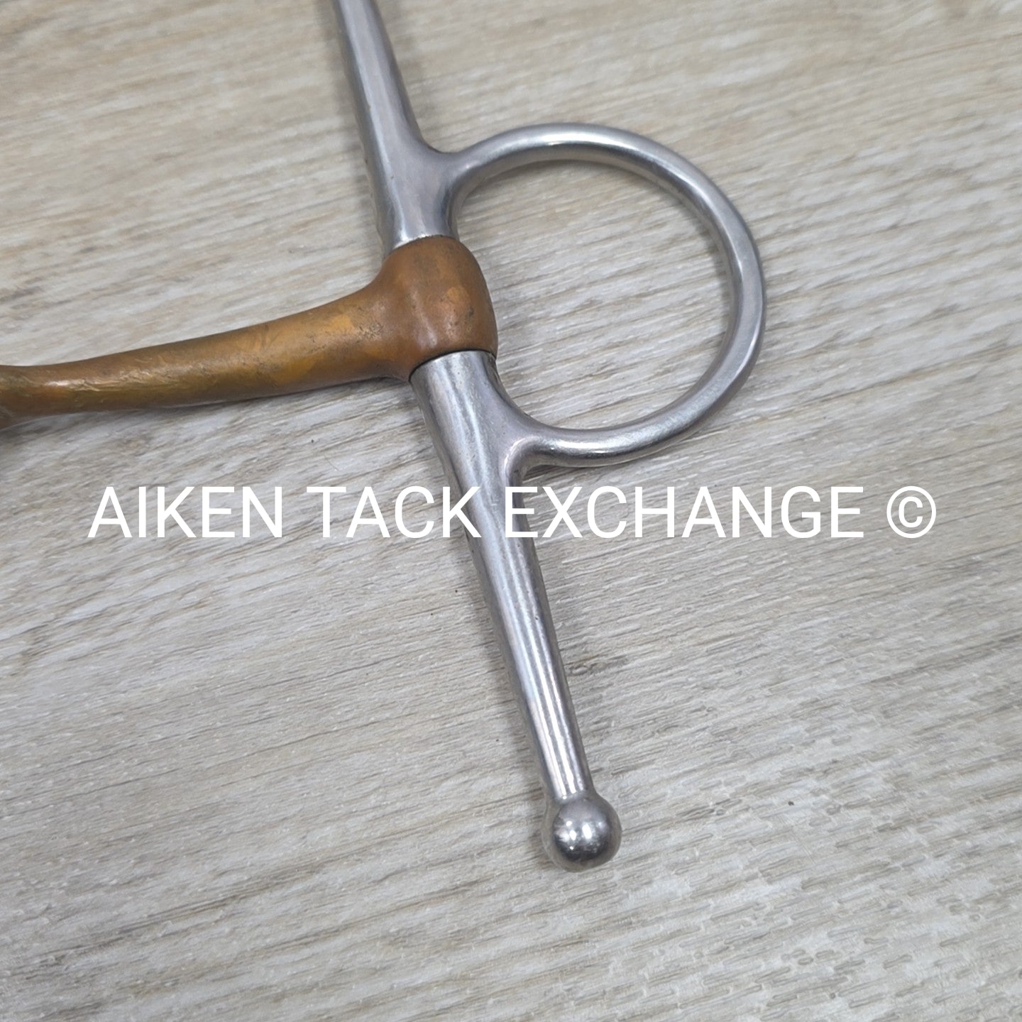 Partrade Single Joint Copper Full Cheek Bit 5"