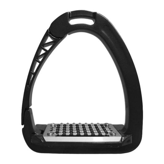 TuffRider Tech Safety Stirrups-1.8lbs: Black / STD