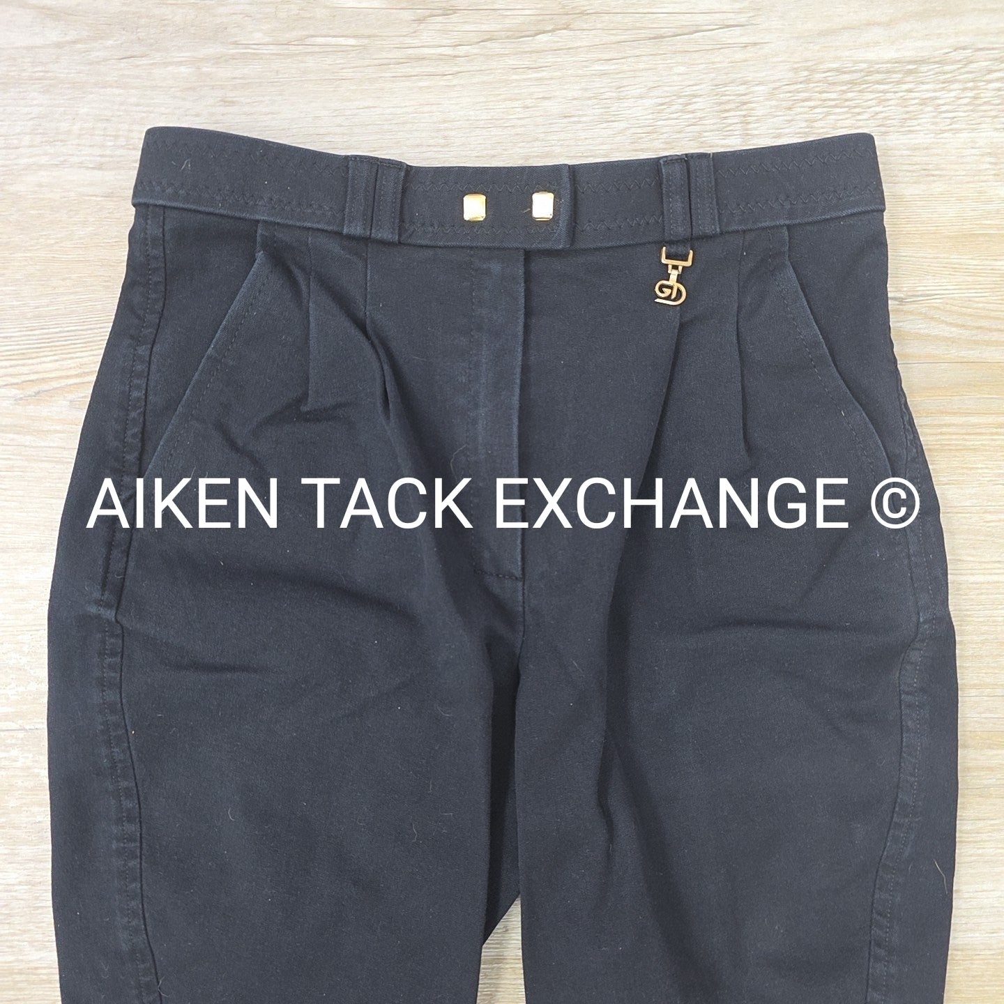 Golden Dress Knee Patch Breeches, Size 26 L