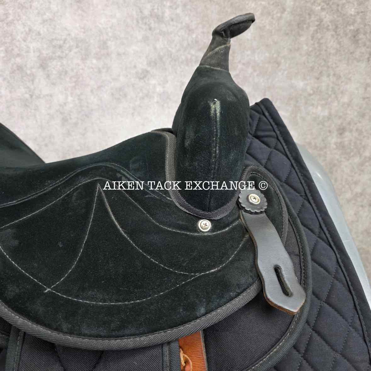 Big Horn 599 Synthetic Western Saddle, 14" Seat, Regular Tree - Semi QH Bars