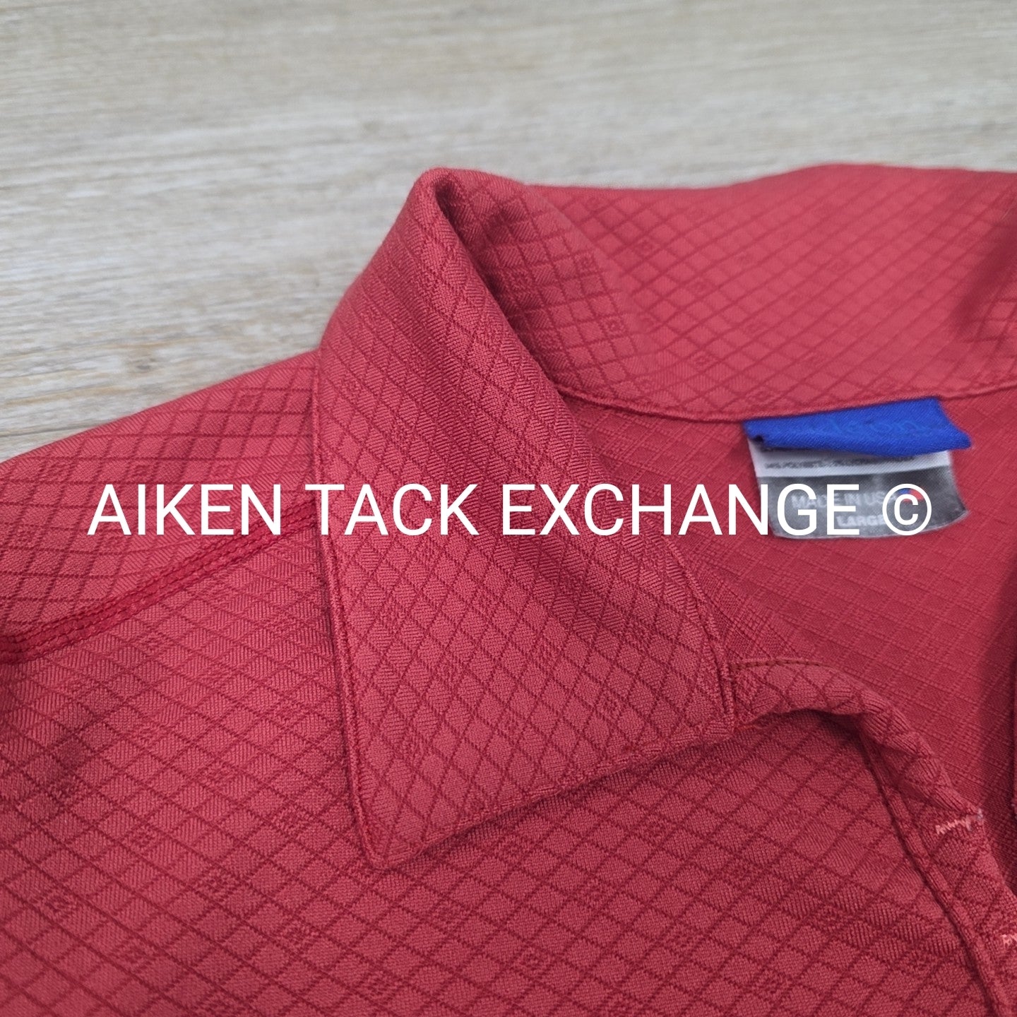 Irideon Sleeveless Polo Top, Size Large