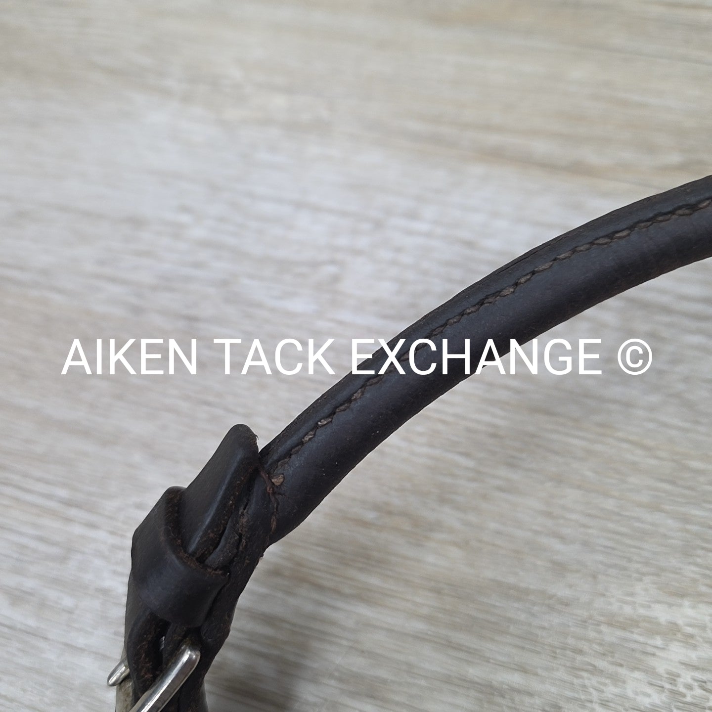 Rolled Leather Grab Strap