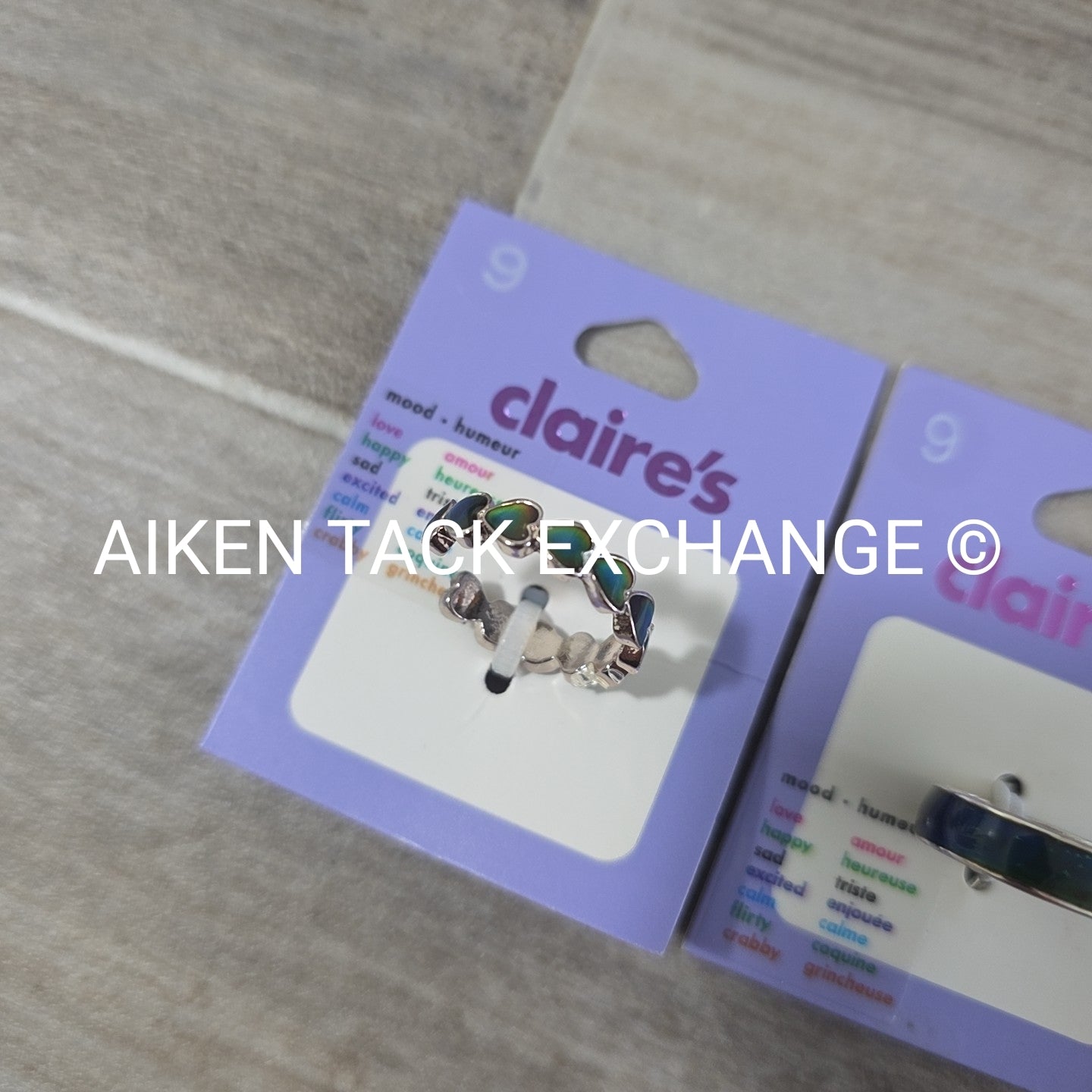 Claire's Mood Rings (3) - Size 9