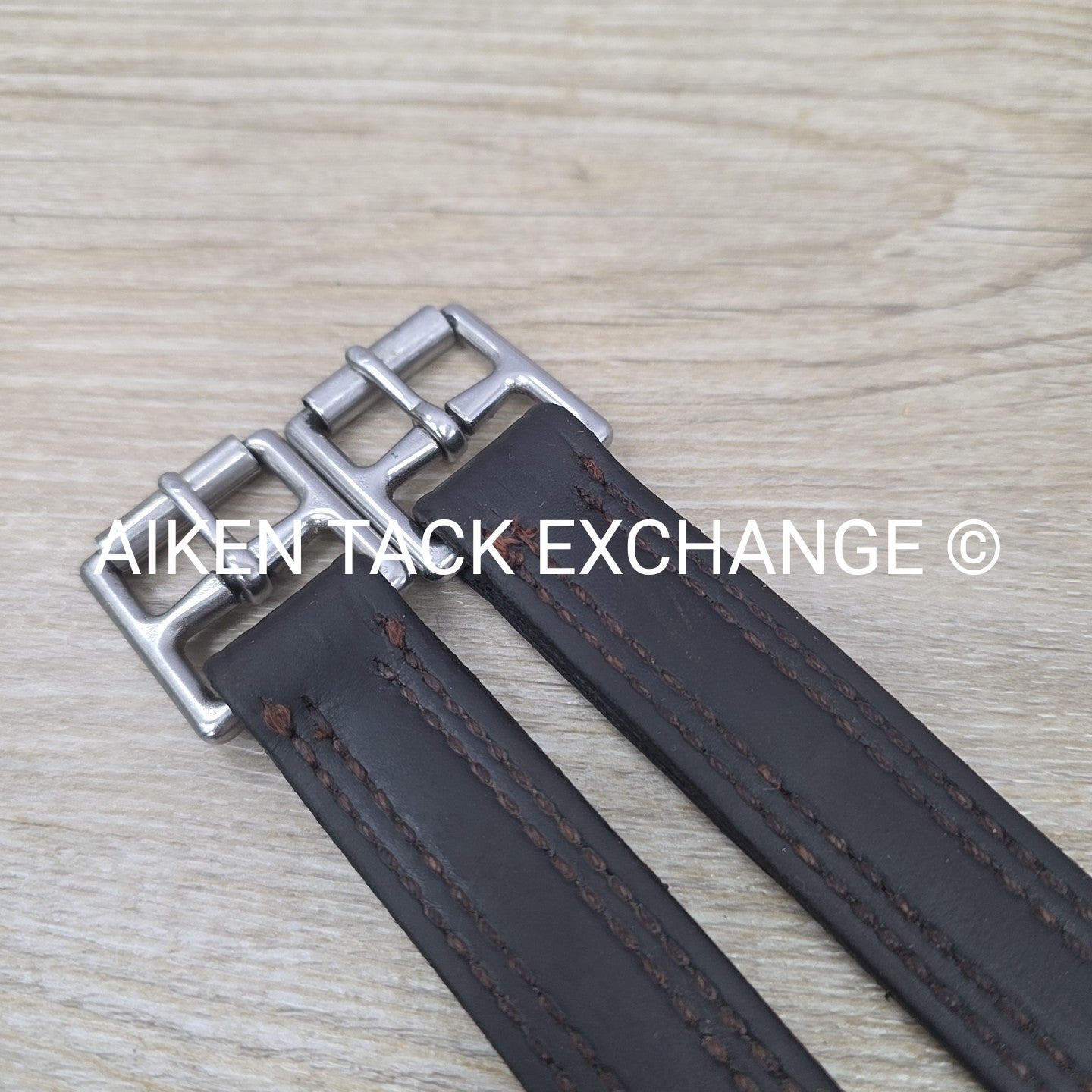 Nunn Finer Nylon Center Stirrup Leathers, Brown, 50"