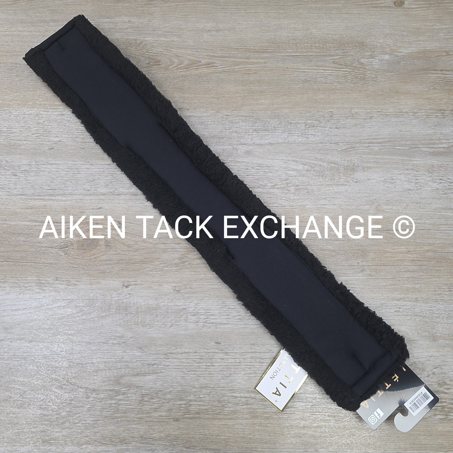 Lettia CoolMax Fleece Dressage Girth, Black, 28"