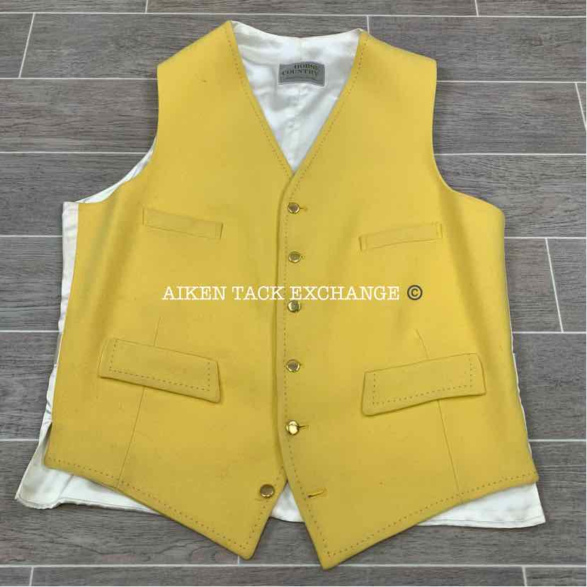 Horse Country Canary Vest, Men's Size 44 L