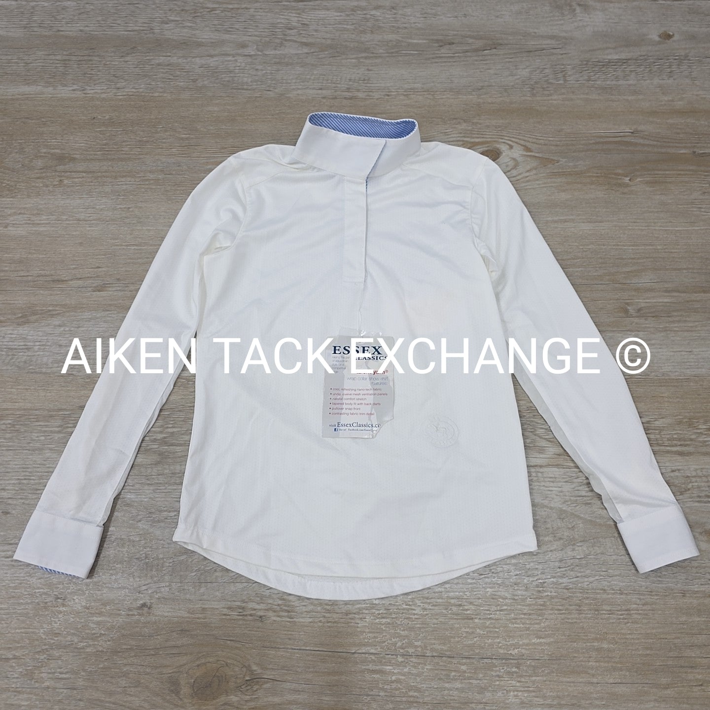 Essex Classics Talent Yarn Long Sleeve Sun Shirt Show Shirt, Size Medium