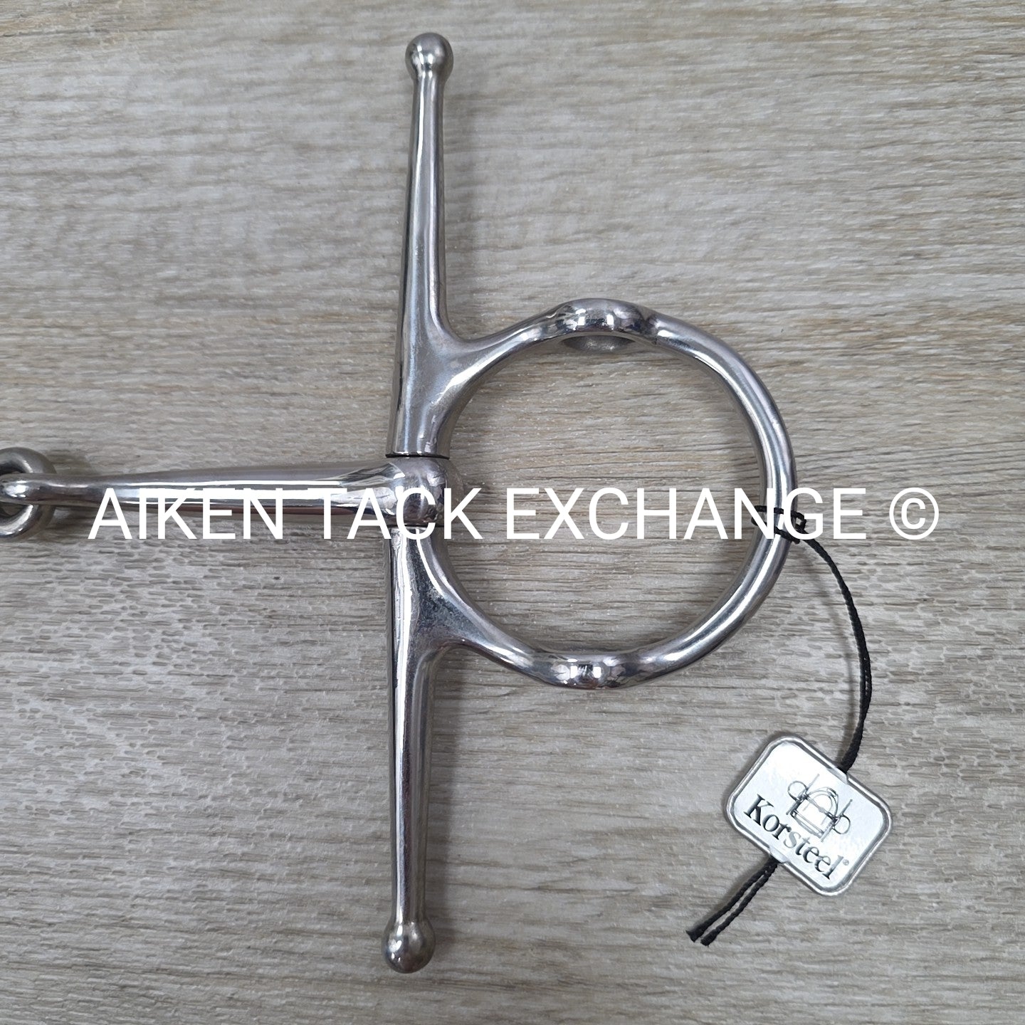 Korsteel Single Joint Full Cheek Gag Bit, 5.5"