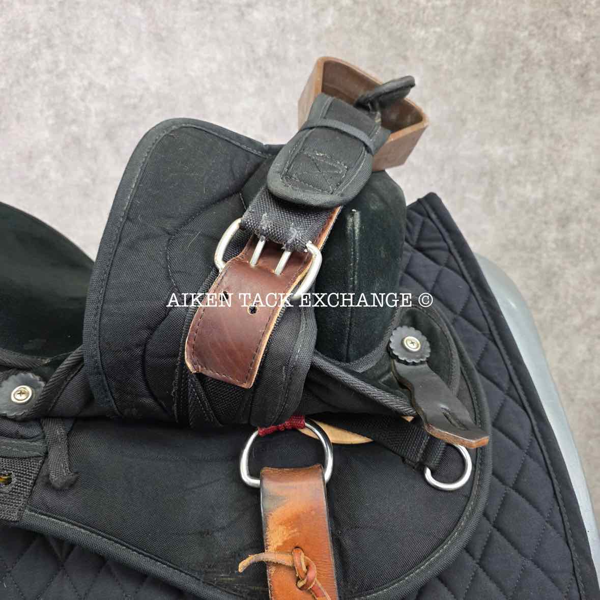 Big Horn 599 Synthetic Western Saddle, 14" Seat, Regular Tree - Semi QH Bars
