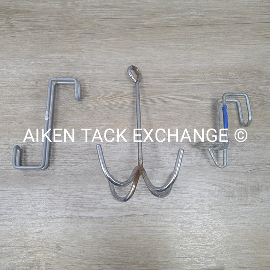 BARGAIN BUNDLE: 4 Prong Tack Hook, Bucket Holder, and Bridle Hook