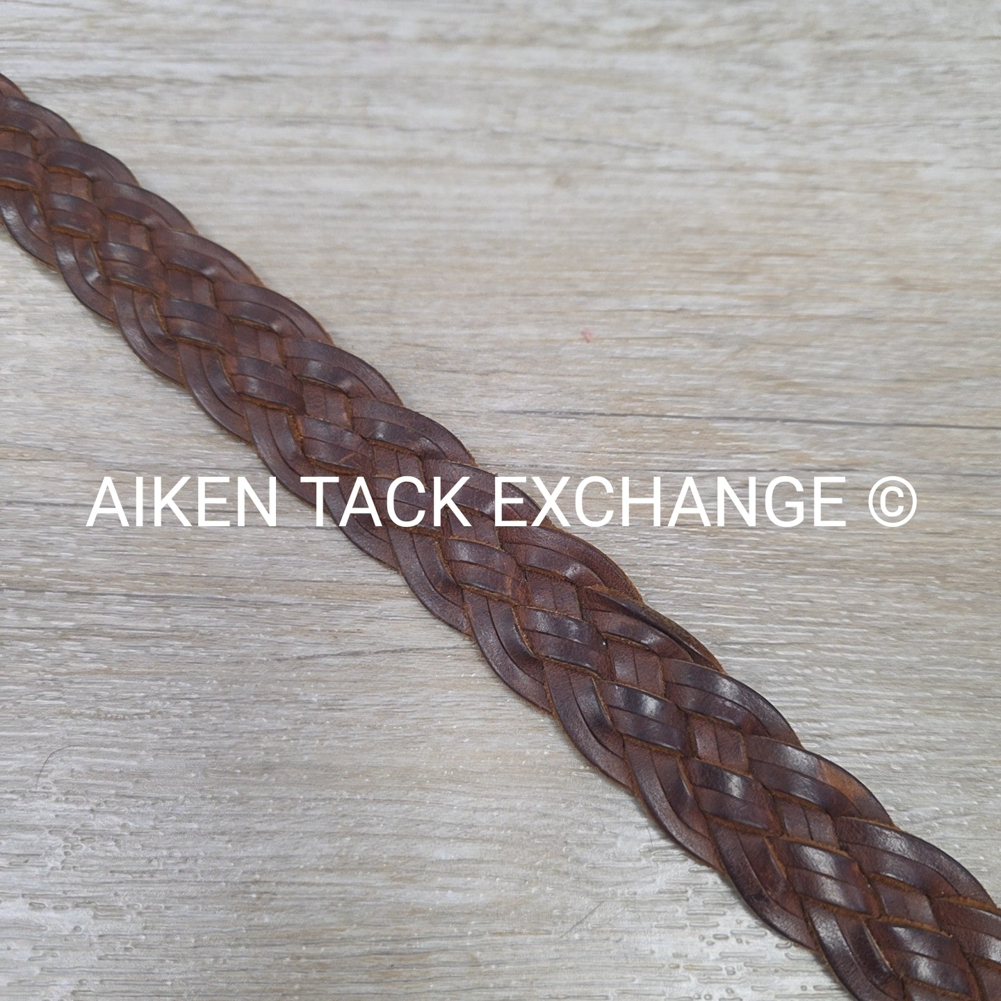 Braided Leather Belt, 34
